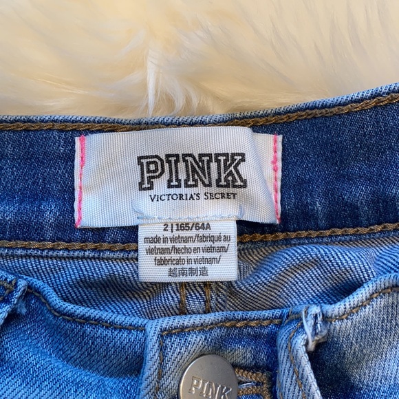 Pink Victoria’s Secret high waisted shorts size 2 - Picture 5 of 9